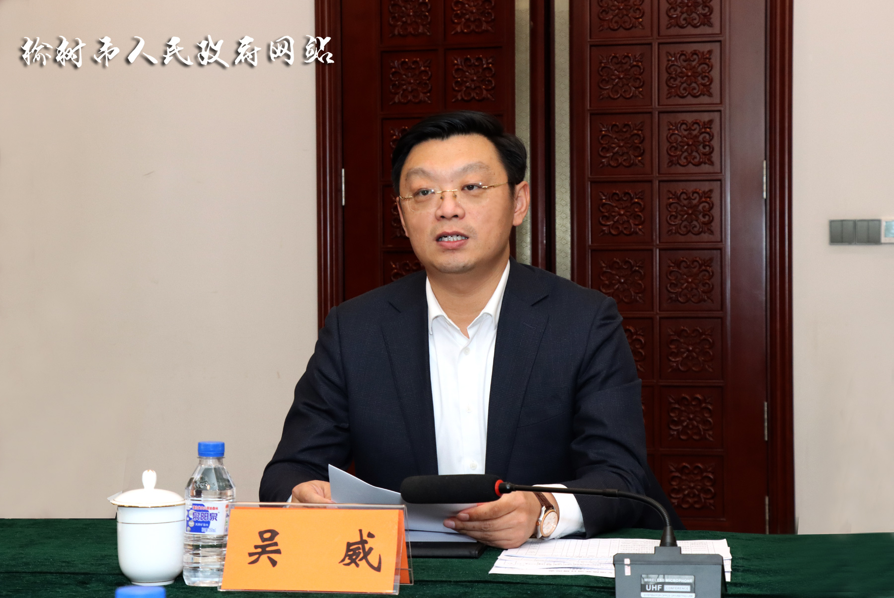 吴威陪同长春市副市长李炜姝到我市巡河检查并调研项目建设等工作